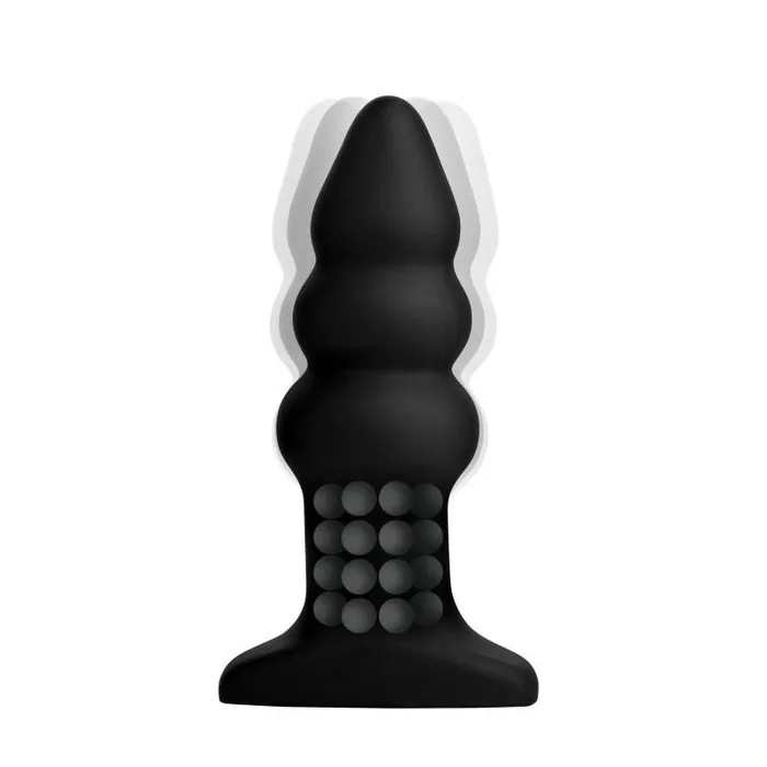 Rimmer Model I Rippled Rimming Plug With Remote XR Brands Rimmers Male Sex Toys Rimmer Model I Rippled Rimming Plug With Remote XR Brands Rimmers Male Sex Toys