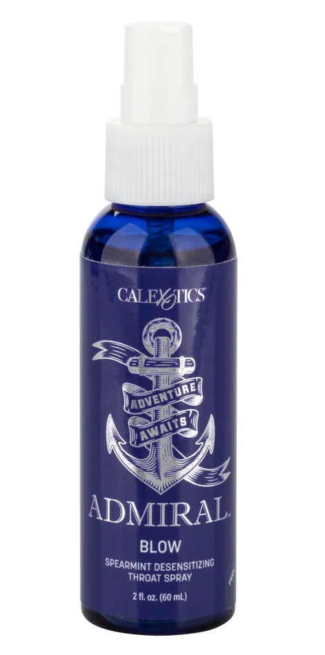 Sale Vibrators Admiral Blow Spearmint Desensitizing Throat Spray 2 Fl Oz