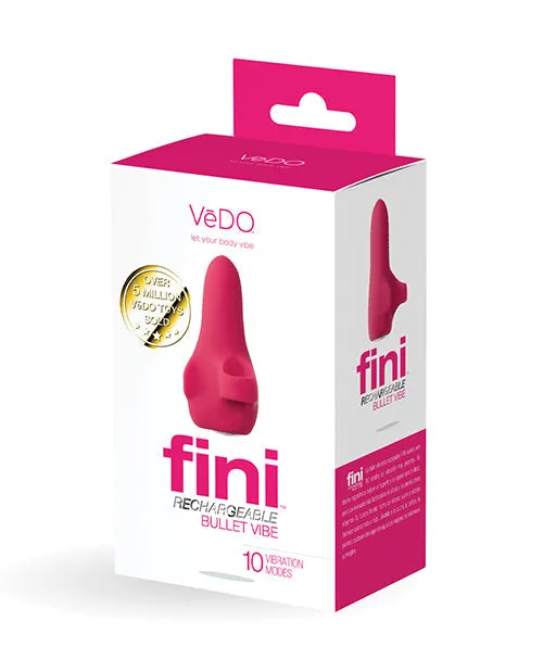 Savvy Co Vibrators Vedo Fini Rechargeable Bullet Vibe Pink