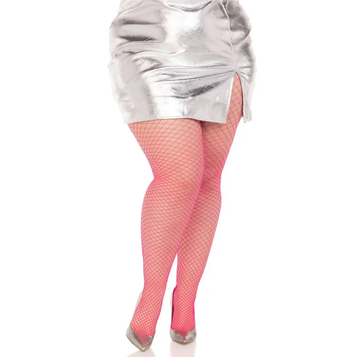 Spandex Industrial Net Tight 1x2x Neon Pink Leg Avenue Vibrators