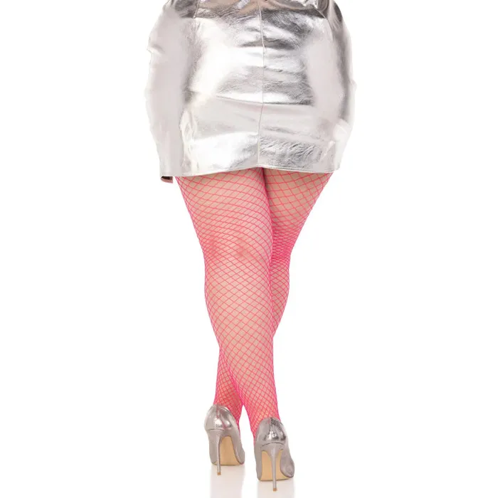 Spandex Industrial Net Tight - 1x/2x - Neon Pink | Leg Avenue Vibrators Spandex Industrial Net Tight - 1x/2x - Neon Pink | Leg Avenue Vibrators
