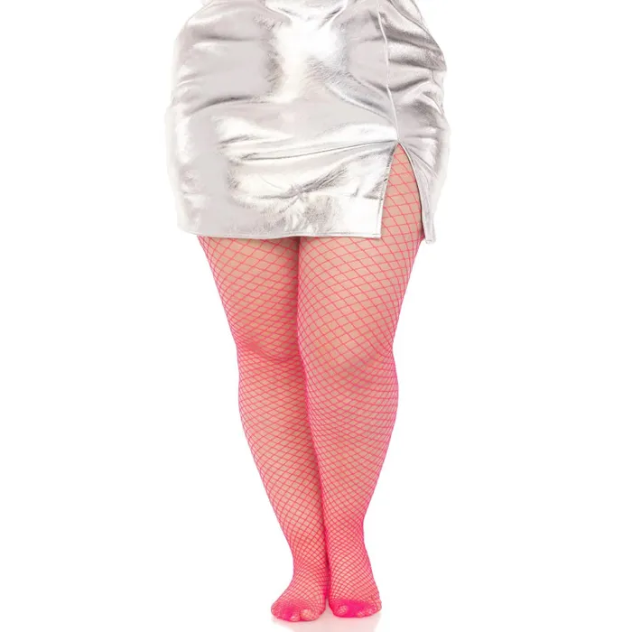 Spandex Industrial Net Tight - 1x/2x - Neon Pink | Leg Avenue Vibrators Spandex Industrial Net Tight - 1x/2x - Neon Pink | Leg Avenue Vibrators