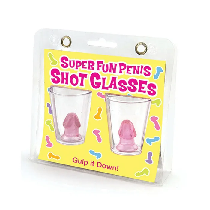 Super Fun Penis Shot Glasses Little Genie Male Sex Toys