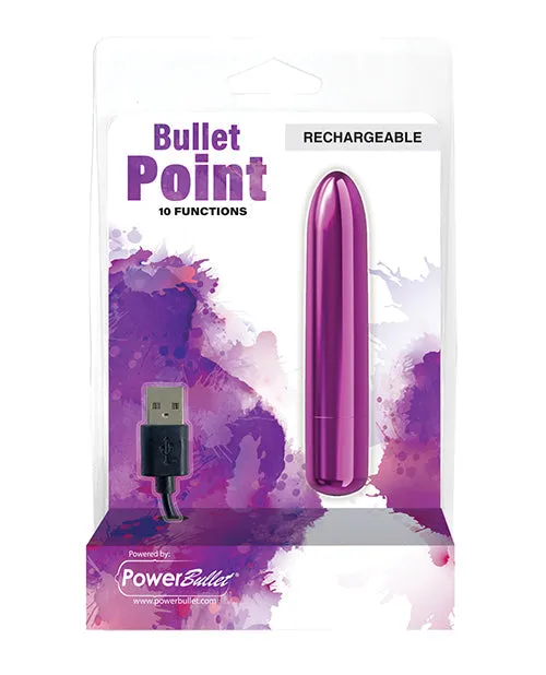 The Rose Pink Rechargeable Suction Bullet Vibrator | BMS Female Sex Toys