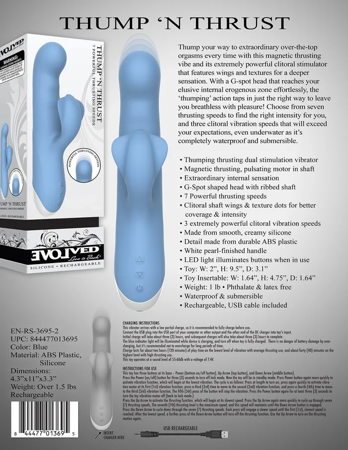 Thump N Thrust Dual Stimulator by Sale Specials | Sale Specials Vibrators