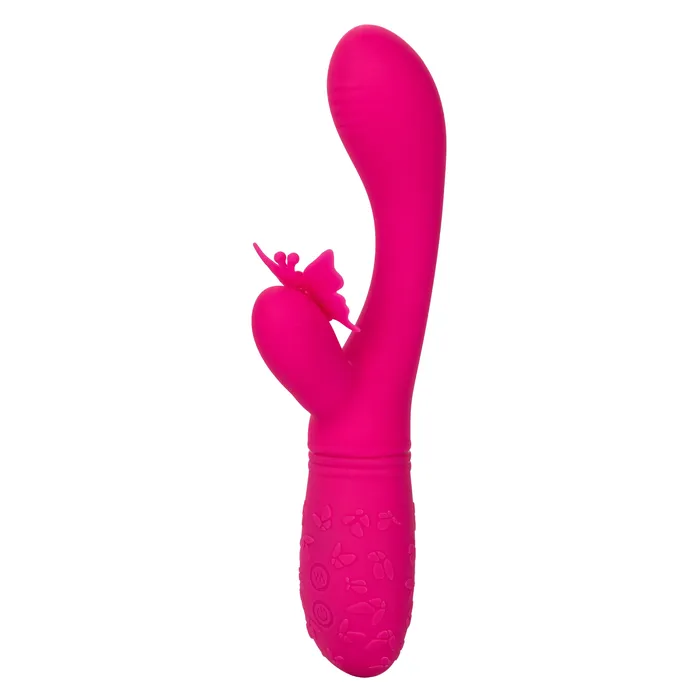 Vibrators CalExotics Rechargeable Butterfly Kiss Flutter Pink