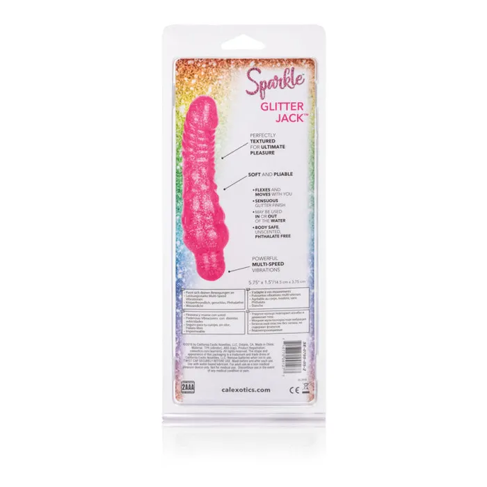 Vibrators | CalExotics Sparkle Glitter Jack - Pink Vibrators | CalExotics Sparkle Glitter Jack - Pink