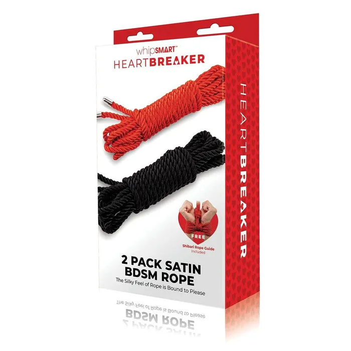 WhipSmart Enhancers WhipSmart Heartbreaker 2 Pack Satin BDSM Ropews1034