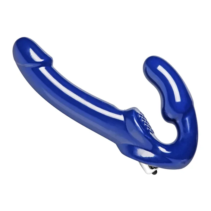XR Brands Strap U Revolver II Vibrating Strapless Strap on Dildo Blue Female Sex Toys XR Brands Strap U Revolver II Vibrating Strapless Strap on Dildo Blue Female Sex Toys
