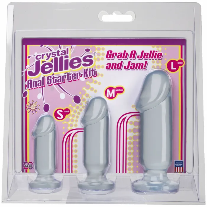 Anal Crystal Jellies Crystal Jellies Anal Starter Kit Clear