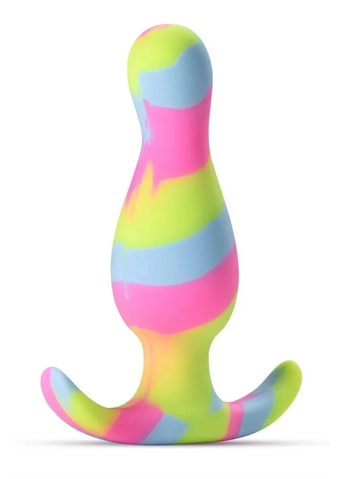 Avant Male Sex Toys Avant Kaleido Lime Silicone Anal Plug