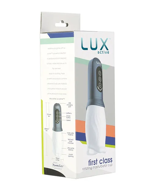 BMS Enterprises Male Sex Toys Lux Active First Class Rotating Masturbator Cup BMS Enterprises Male Sex Toys Lux Active First Class Rotating Masturbator Cup