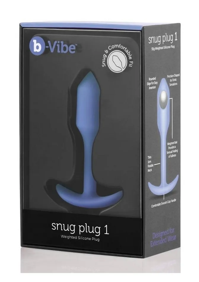 bVibe Anal BVibe Snug Plug 1 Silicone Weighted Butt Plug