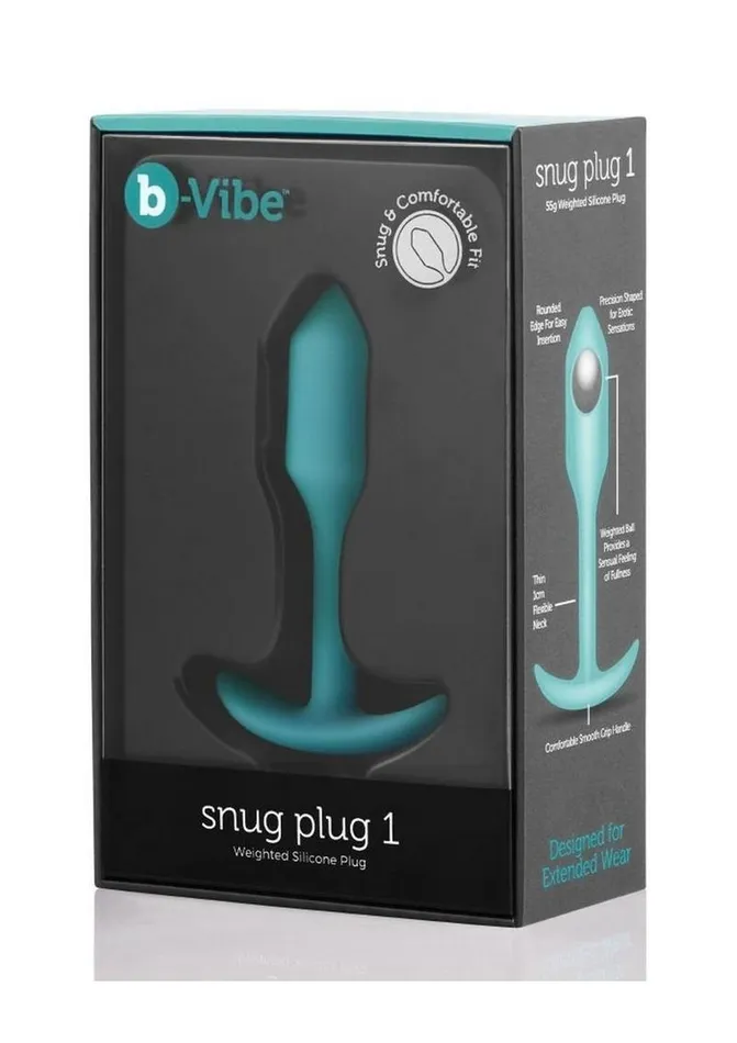 bVibe Anal BVibe Snug Plug 1 Silicone Weighted Butt Plug