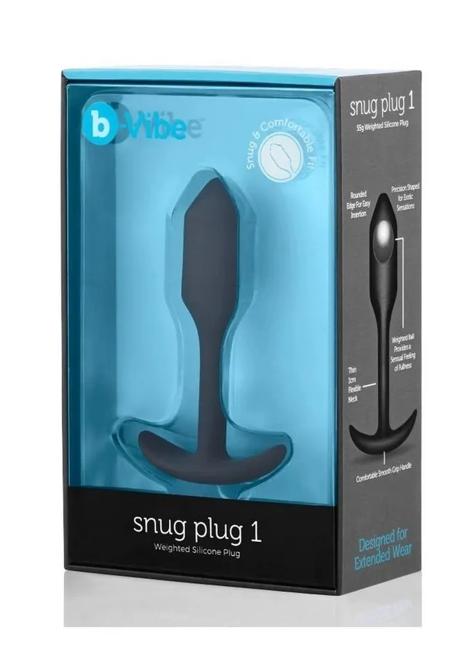 bVibe Anal BVibe Snug Plug 1 Silicone Weighted Butt Plug