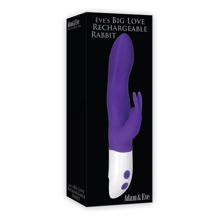 CalExotics Vibrators Adam Eve Eves Big Love Rabbit Purple
