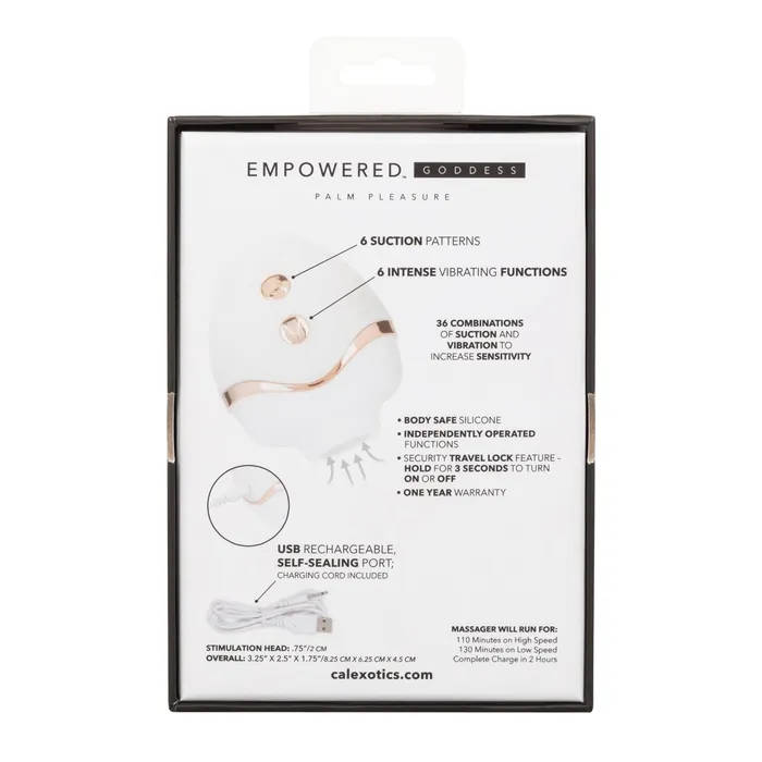 CalExotics Vibrators Empowered Palm Pleasure Goddess