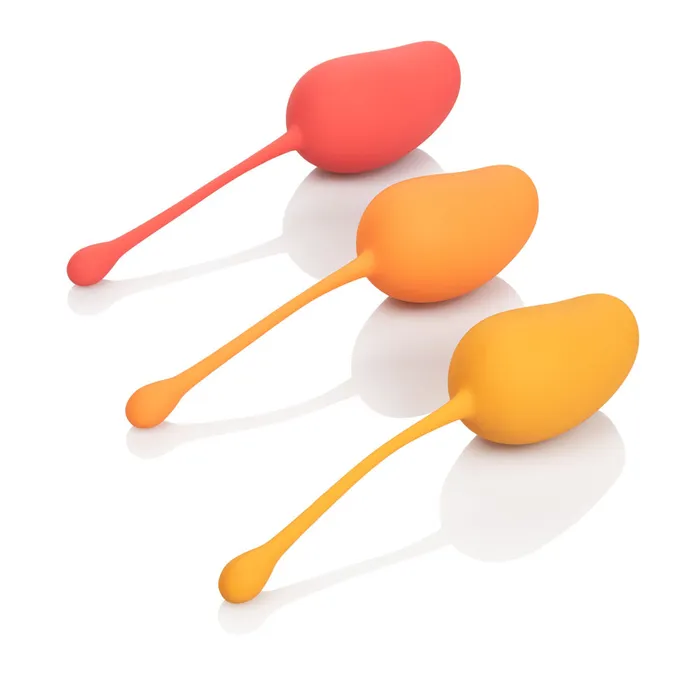 California Exotic Female Sex Toys Kegel Training Set Mango