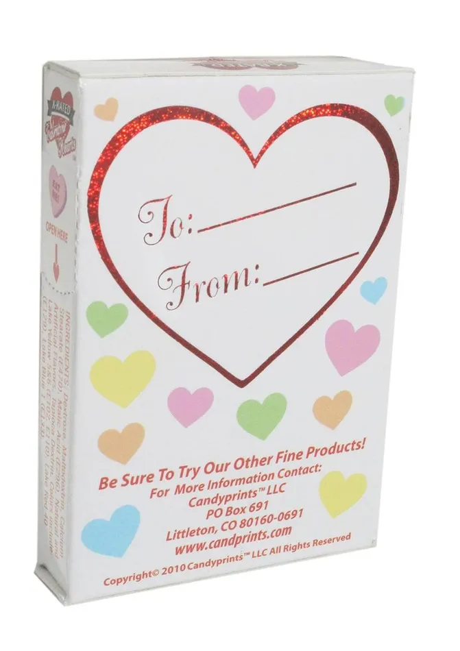 Candyprints Candy XRated Valentines Candy Adult Valentines Gift Dildos