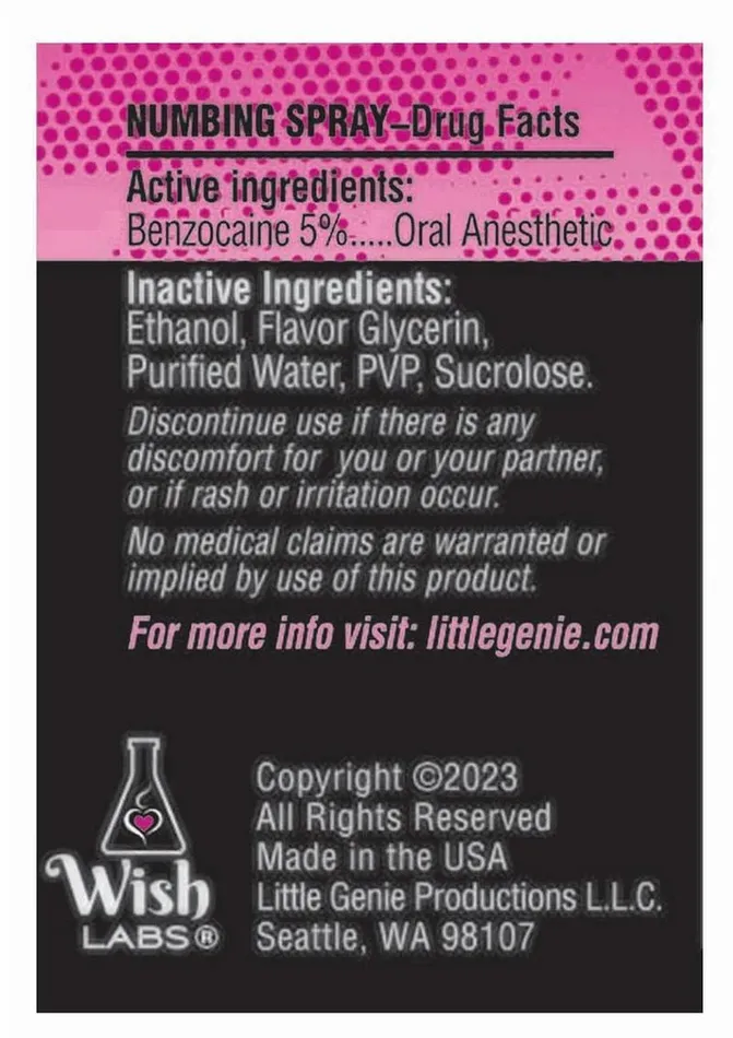 Cheef Relief Vibrators Cheef Relief Soothing Throat Spray 1oz Strawberry