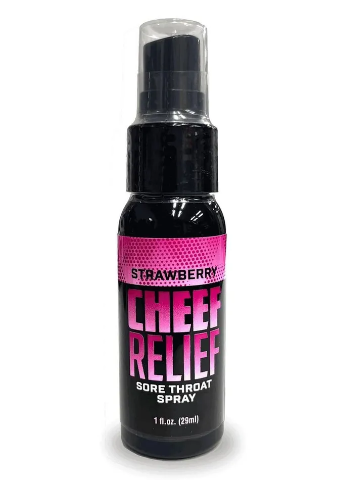 Cheef Relief Vibrators Cheef Relief Soothing Throat Spray 1oz Strawberry