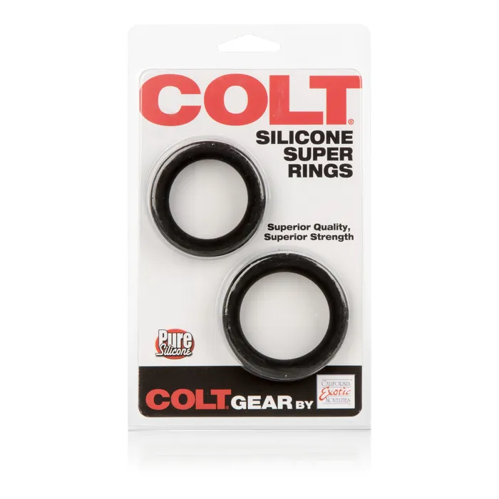 Colt Silicone Super Rings Black California Exotic Anal