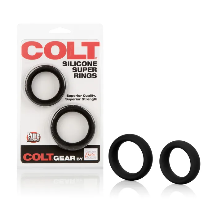 Colt Silicone Super Rings Black California Exotic Anal