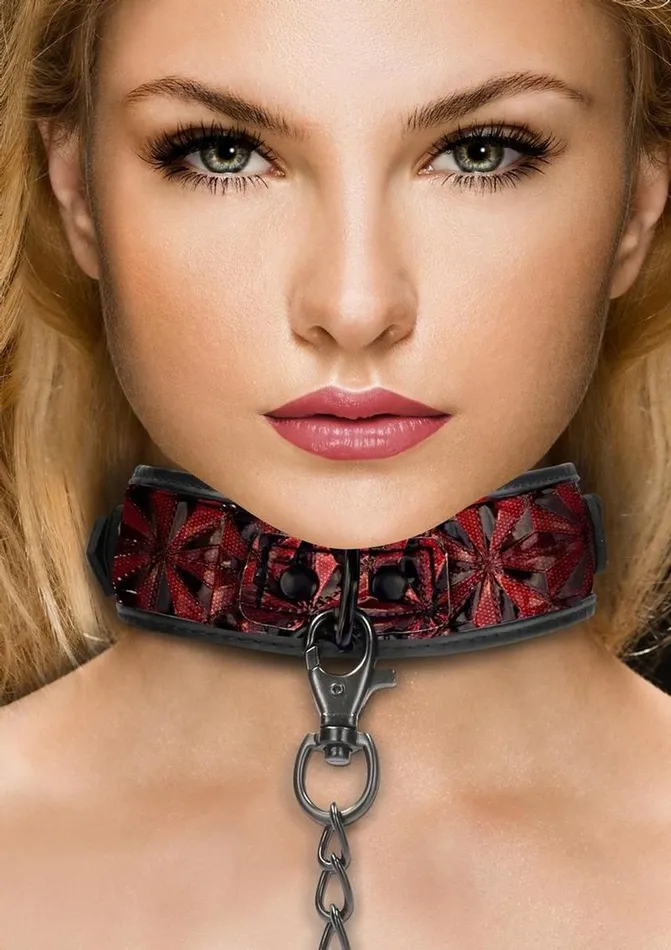 Couples Ouch Luxury Collar with Leash Ouch