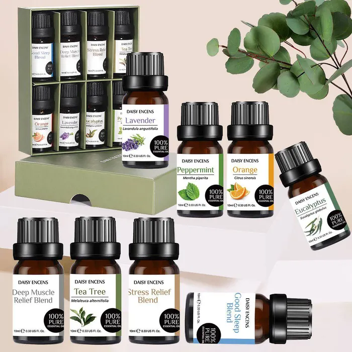 Couples Pear Pine DAISY ENCENS Essential Oil Set 8pcs