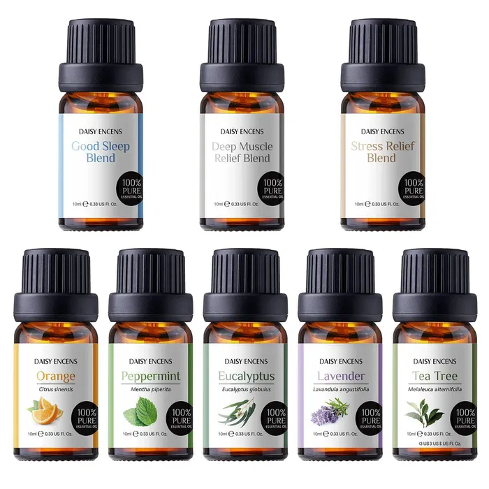 Couples Pear Pine DAISY ENCENS Essential Oil Set 8pcs Couples Pear Pine DAISY ENCENS Essential Oil Set 8pcs