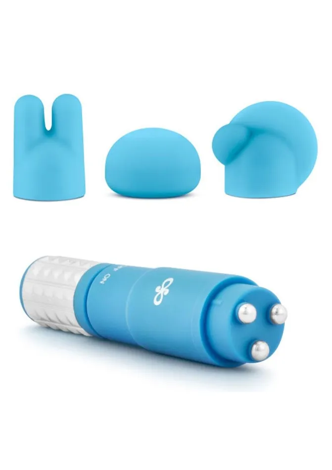 Couples Rose Revitalize Massage Kit with Silicone Attachments Rose