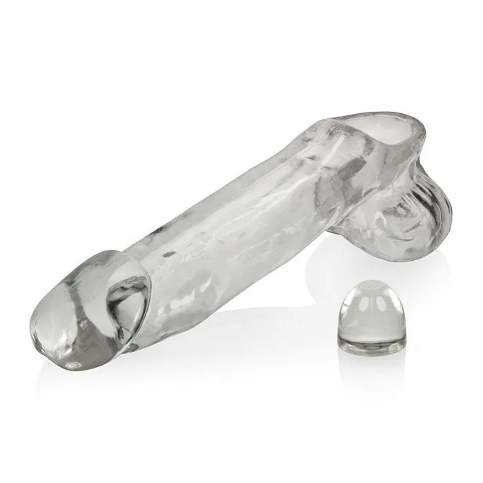 Dildos Oxballs Daddy Cocksheath wBalls Clear Ox Balls