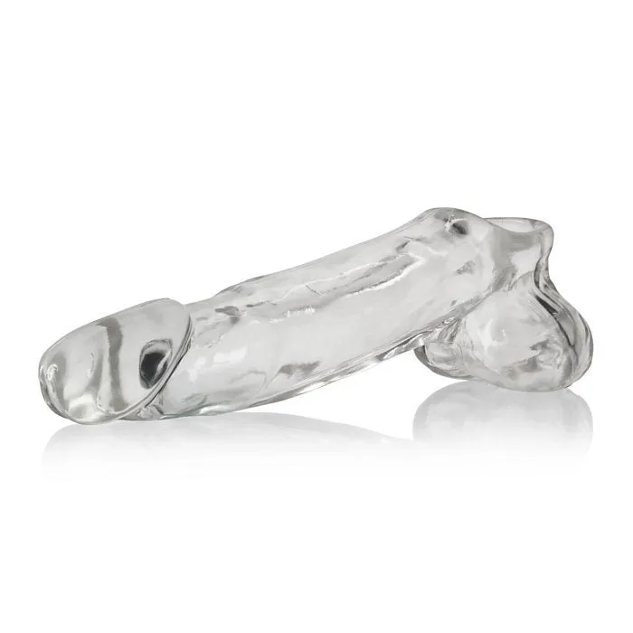 Dildos Oxballs Daddy Cocksheath wBalls Clear Ox Balls