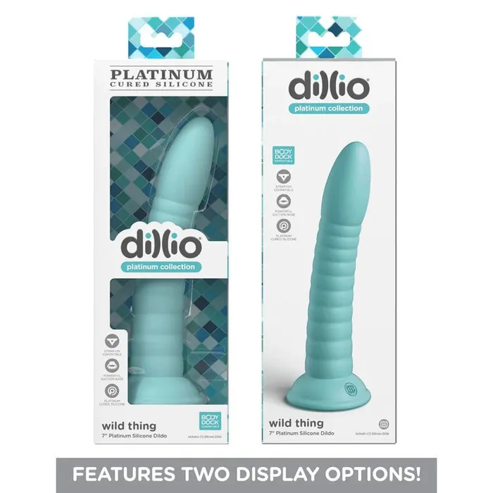 Dillio Platinum Wild Thing Teal Teal 178 cm 7 Dong Pipedream Vibrators Dillio Platinum Wild Thing Teal Teal 178 cm 7 Dong Pipedream Vibrators