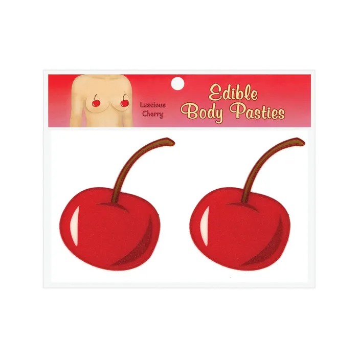Edible Body Pasties Luscious Cherry Icon Brands Female Sex Toys