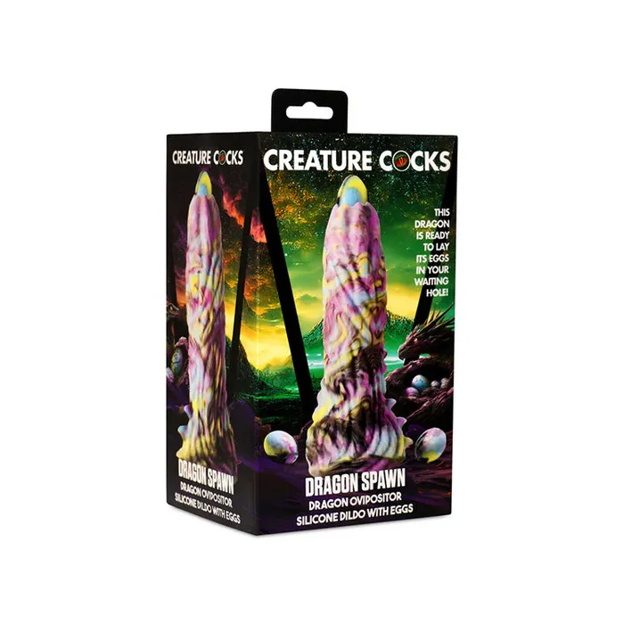 Female Sex Toys Creature Cocks Creature Cocks Dragon Spawn Ovipositor Dildo with Eggs