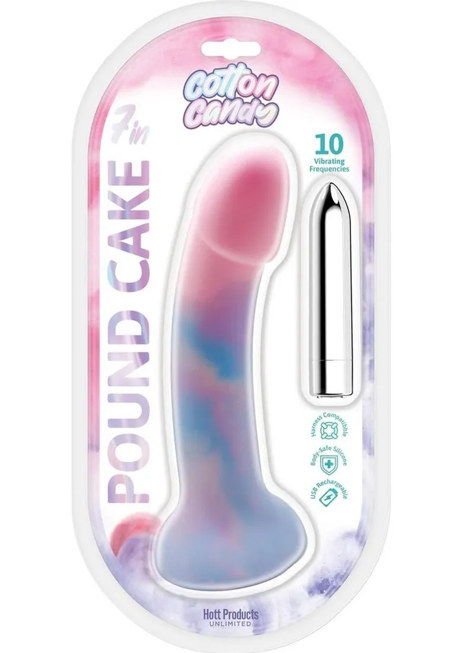 Female Sex Toys Hott Products Cotton Candy Pound Cake Rechargeable Silicone Dong