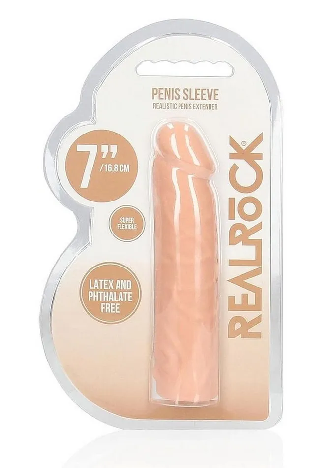 Female Sex Toys Realrock Skin Penis Extender Real Rock