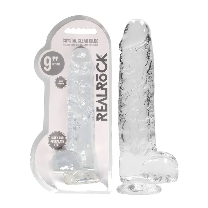 Female Sex Toys Shots Toys RealRock 9 Realistic Dildo With Balls Clear 229 cm Dong Female Sex Toys Shots Toys RealRock 9 Realistic Dildo With Balls Clear 229 cm Dong