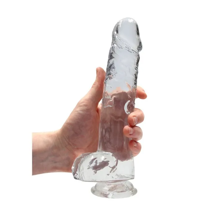 Female Sex Toys Shots Toys RealRock 9 Realistic Dildo With Balls Clear 229 cm Dong Female Sex Toys Shots Toys RealRock 9 Realistic Dildo With Balls Clear 229 cm Dong