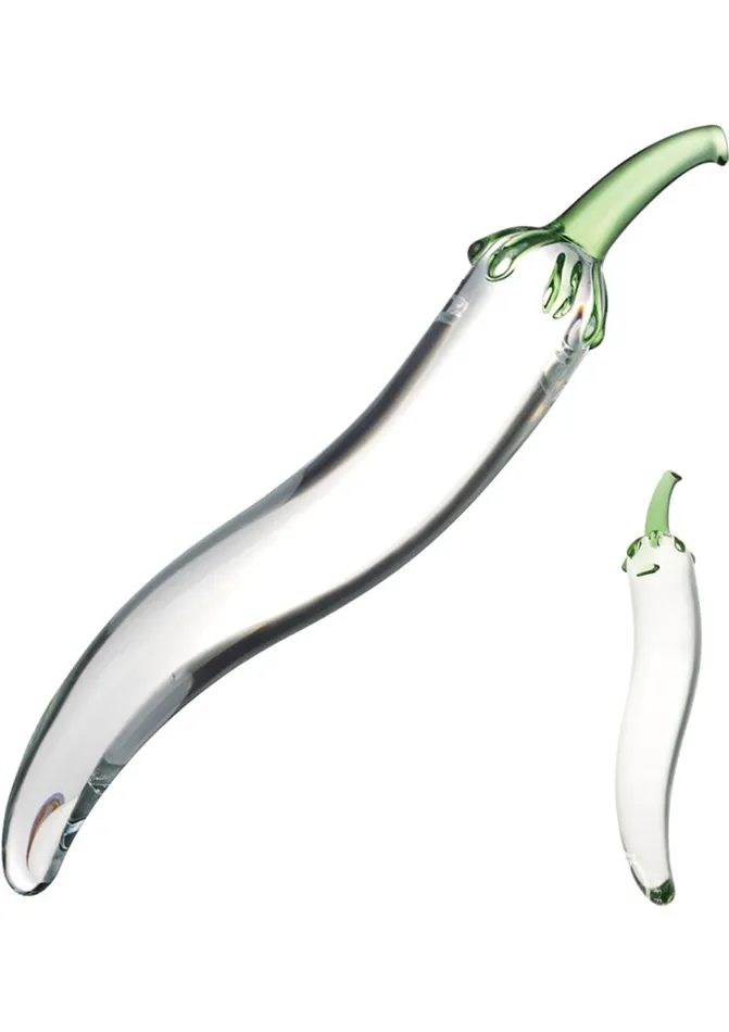 Glas Glass Naturals Chili Pepper Dildo Glas Dildos