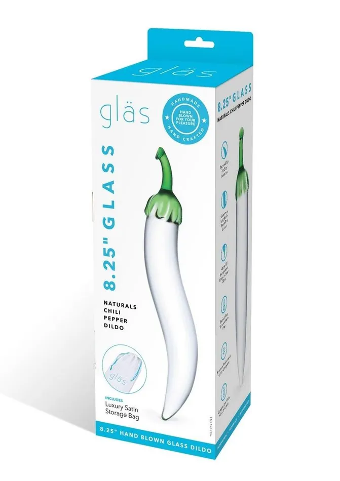 Glas Glass Naturals Chili Pepper Dildo Glas Dildos