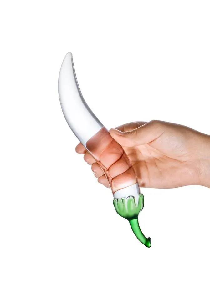 Glas Glass Naturals Chili Pepper Dildo Glas Dildos