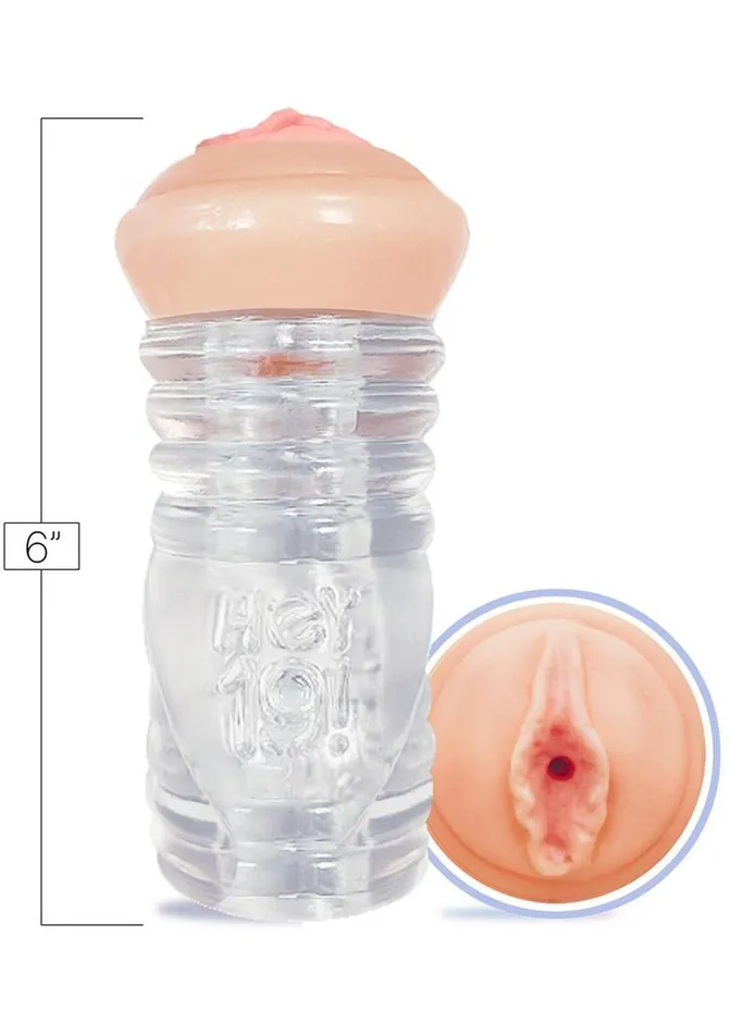Hey 19 Clearstroke Dual End Pussy Charlie Laine Hey 19 Female Sex Toys