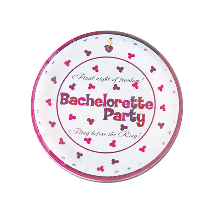 Hott Products Female Sex Toys Bachelorette Party 7in Plates 10