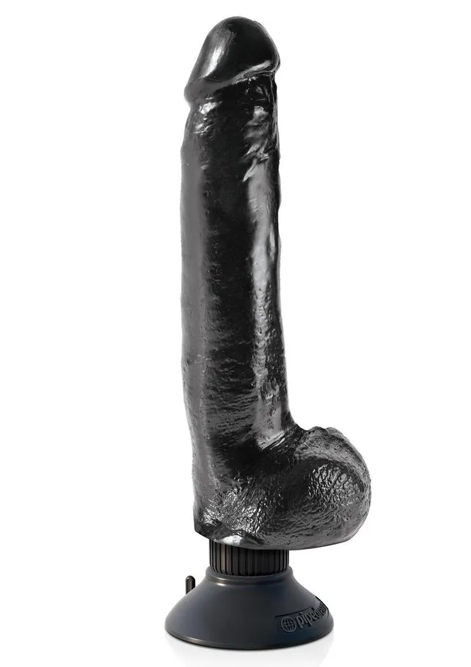 King Cock King Cock Vibrating Dildo with Balls Female Sex Toys King Cock King Cock Vibrating Dildo with Balls Female Sex Toys