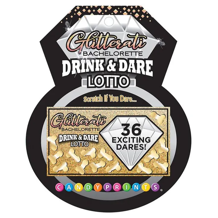 Little Genie Games Glitterati Drink And Dare Lotto Hens Party Lotto Game