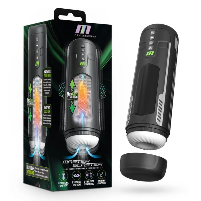 Male Sex Toys Blush Novelties M For Men Master Blaster USB Rechargeable Vibrating Sucking Auto Stroker Male Sex Toys Blush Novelties M For Men Master Blaster USB Rechargeable Vibrating Sucking Auto Stroker