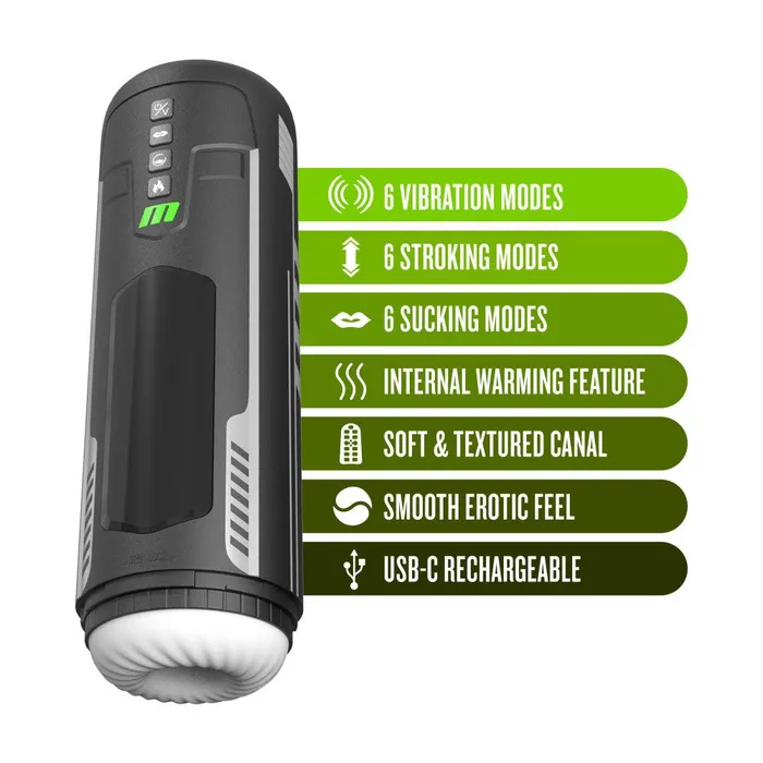 Male Sex Toys Blush Novelties M For Men Master Blaster USB Rechargeable Vibrating Sucking Auto Stroker Male Sex Toys Blush Novelties M For Men Master Blaster USB Rechargeable Vibrating Sucking Auto Stroker