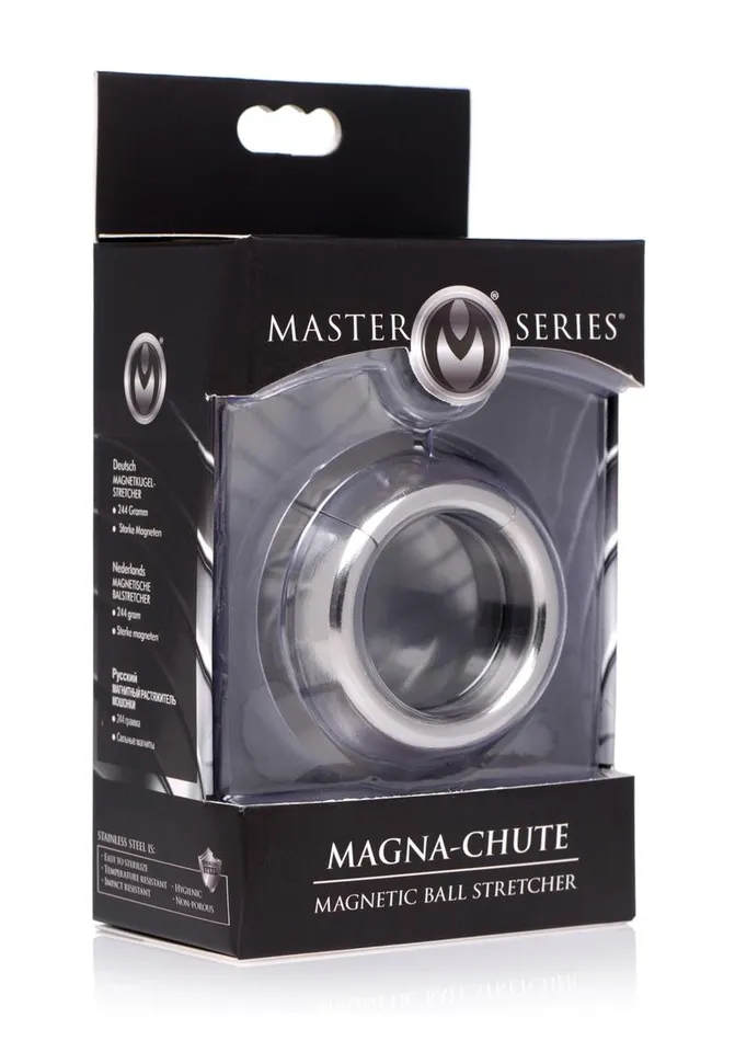 Male Sex Toys Master Series Master Series MagnaChute Magnetic Ball Stretcher